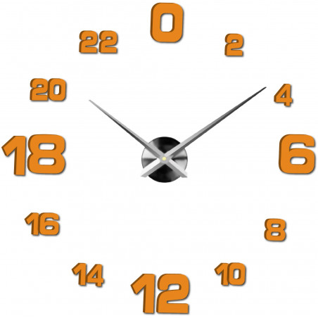 Adhesive wall clock, luxury wall clock, plastic clock