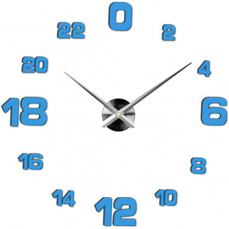 Adhesive wall clock, luxury wall clock, plastic clock
