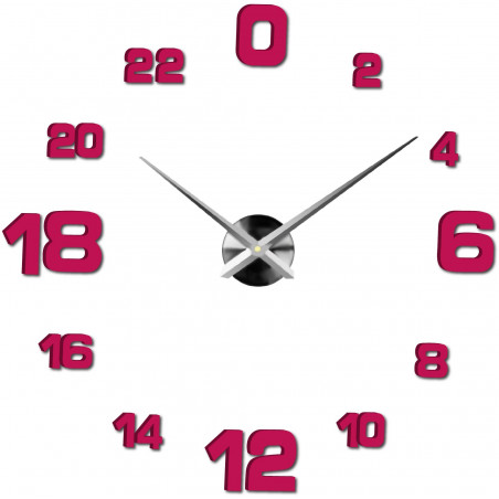 Adhesive wall clock, luxury wall clock, plastic clock