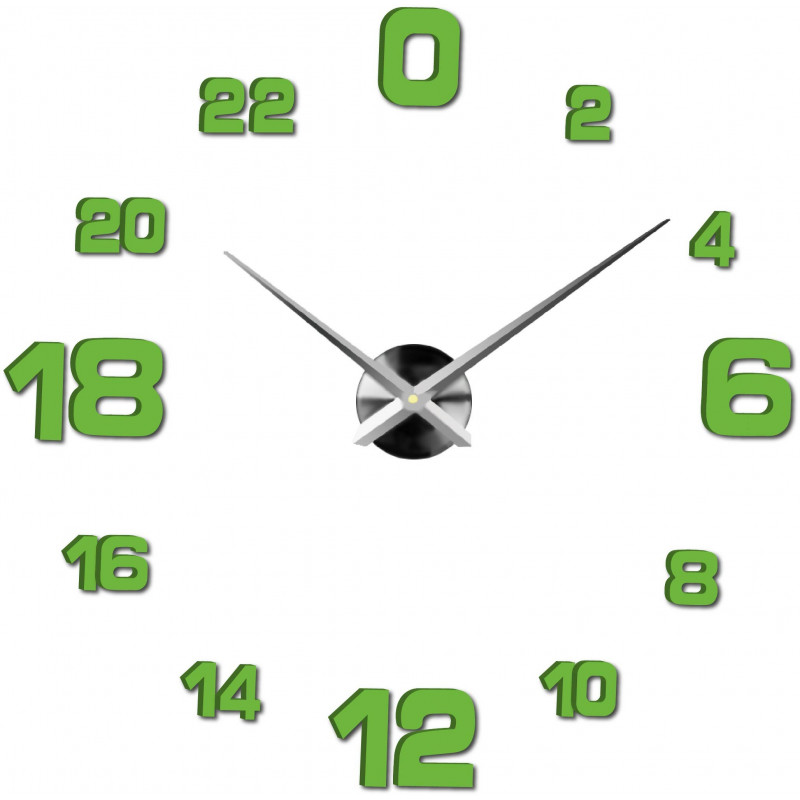 Adhesive wall clock, luxury wall clock, plastic clock