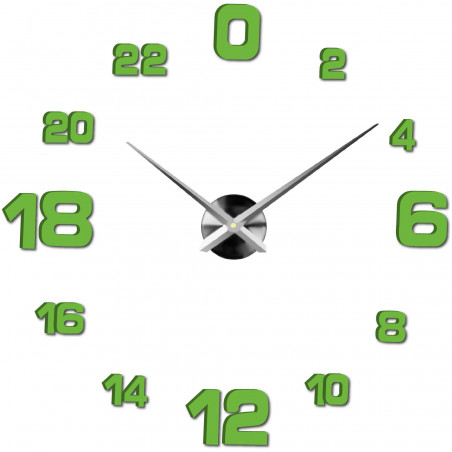 Adhesive wall clock, luxury wall clock, plastic clock