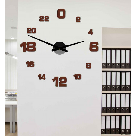 Adhesive wall clock, luxury wall clock, plastic clock