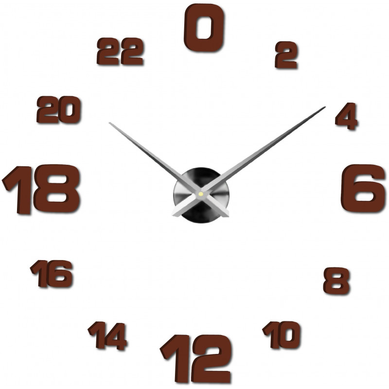 Adhesive wall clock, luxury wall clock, plastic clock