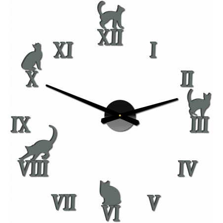 Stick-on wall clocks,luxury stent clocks,plastic clocks