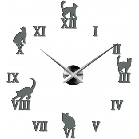 Stick-on wall clocks,luxury stent clocks,plastic clocks