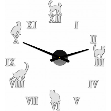 Stick-on wall clocks,luxury stent clocks,plastic clocks