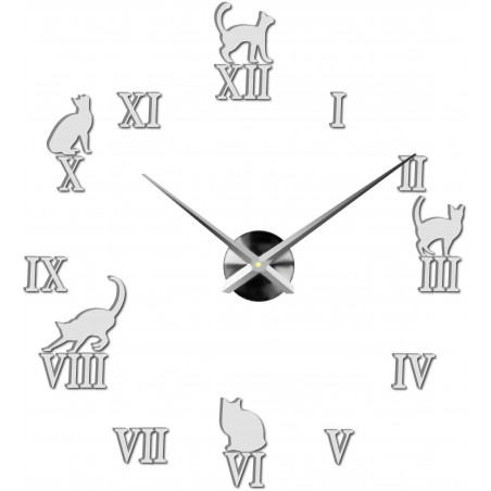 Stick-on wall clocks,luxury stent clocks,plastic clocks