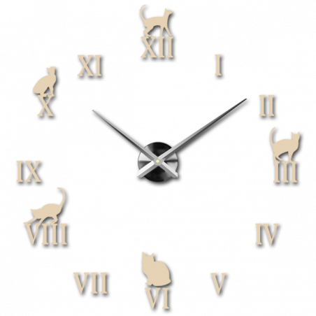 Stick-on wall clocks,luxury stent clocks,plastic clocks