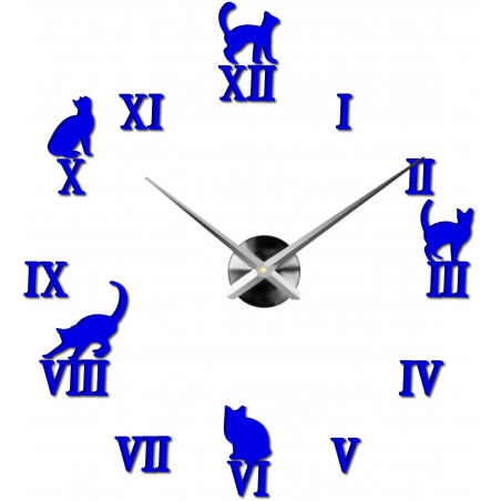 Stick-on wall clocks,luxury stent clocks,plastic clocks