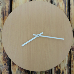 Wall Clock COLOUR HDF Olive
