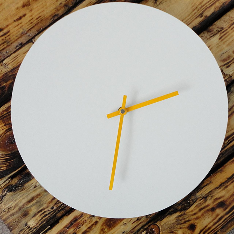 Wall Clock COLOUR HDF Olive