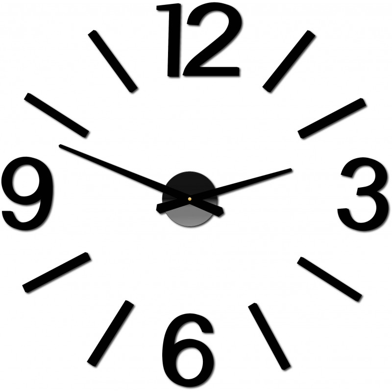 Wall clock as a painting - AUKRO