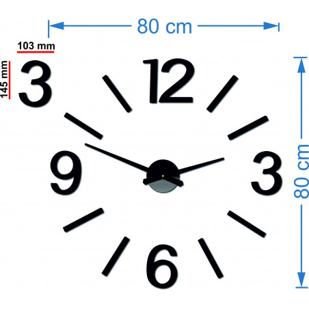 Modern Wall Clock Monika