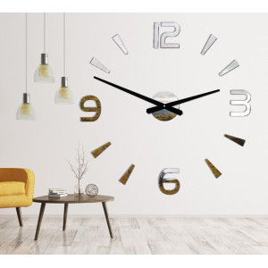 Modern wall clock adhesive Stor 2D plexiglass