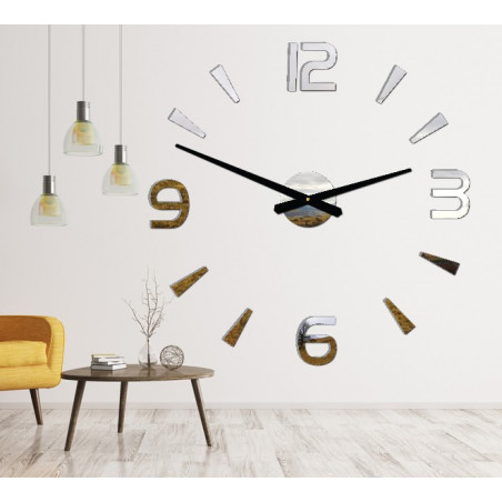 Modern Wall Clock Stick Stor 2D Plexi