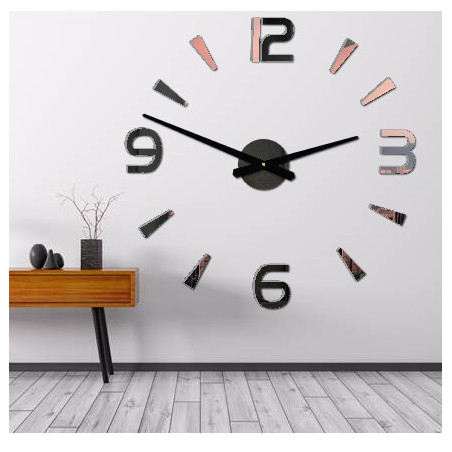 Modern Wall Clock Stick Stor 2D Plexi