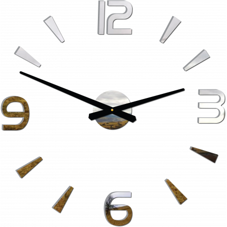 Modern Wall Clock Stick Stor 2D Plexi