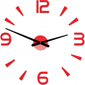 Modern wall clock adhesive Stor 2D plexiglass 2