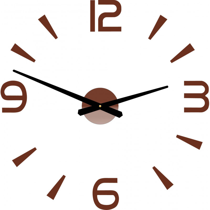 Modern wall clock adhesive Stor 2D plexiglass