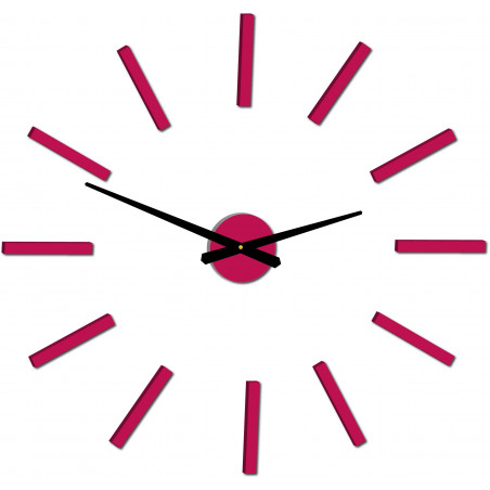 Modern wall clock sticks 2D plexi MIRROR