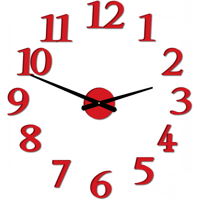 Modern wall clock JOLYI FOX Plexi