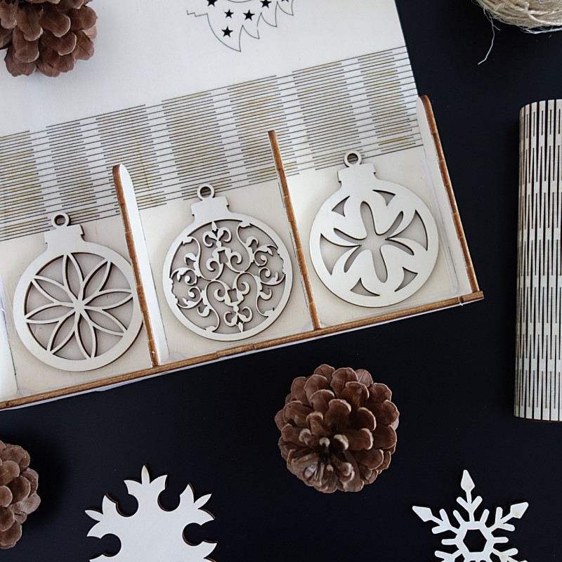 Set of Christmas decorations for Christmas, 1 set-18 pieces