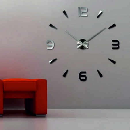 Stick-on wall clocks,luxury stent clocks,plastic clocks