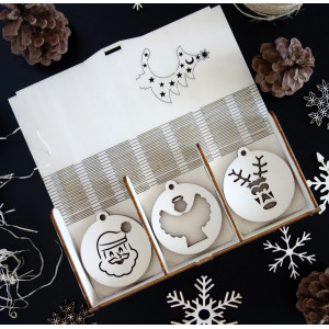 Collection of Christmas tree decorations, 1 set -18 pieces