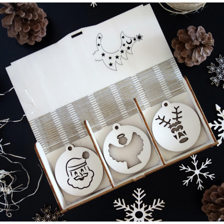 Collection of Christmas tree decorations, 1 set -18 pieces