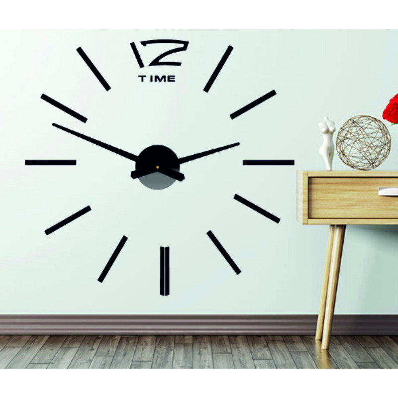 Large adhesive wall clock OMEGA. Plexiglass XMOMO