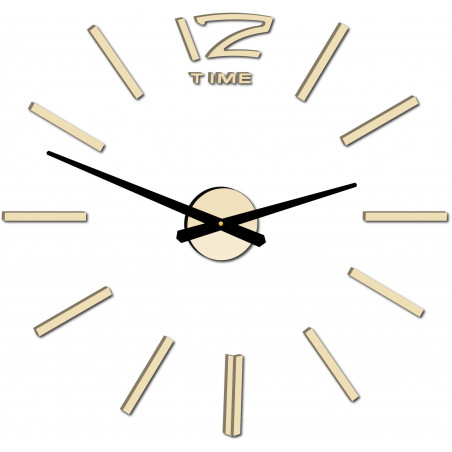 Wall clock large adhesive OMEGA. Plexiglas XMOMO