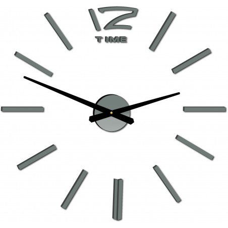 Wall clock large adhesive OMEGA. Plexiglas XMOMO