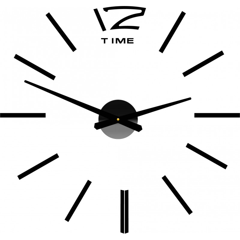 Large adhesive wall clock OMEGA. Plexiglass XMOMO