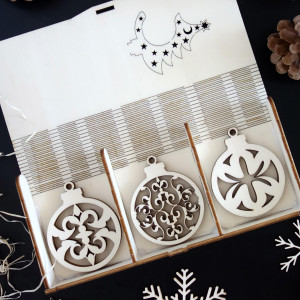 Decoration for Christmas tree, set contains 18 pieces 2