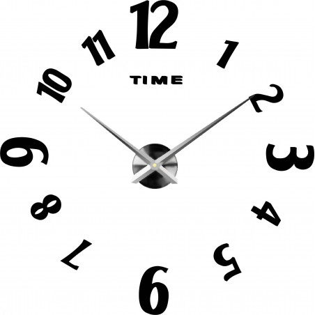 Stick-on wall clocks,luxury stent clocks,plastic clocks