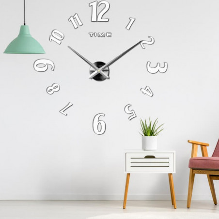 Stick-on wall clocks,luxury stent clocks,plastic clocks