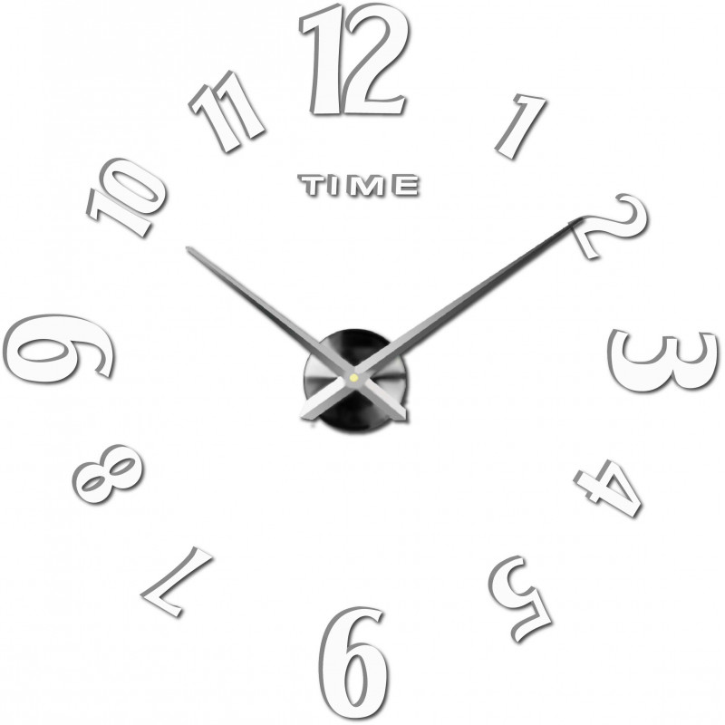 Stick-on wall clocks,luxury stent clocks,plastic clocks