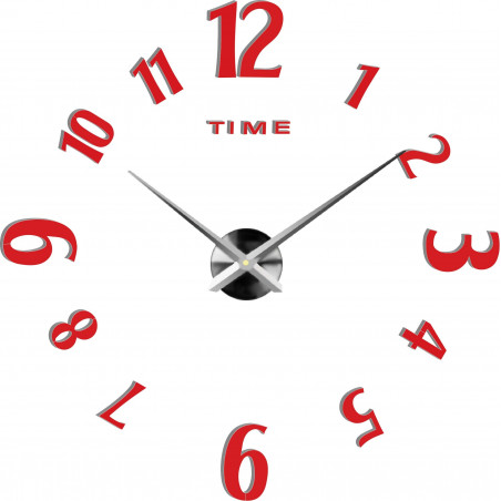 Stick-on wall clocks,luxury stent clocks,plastic clocks