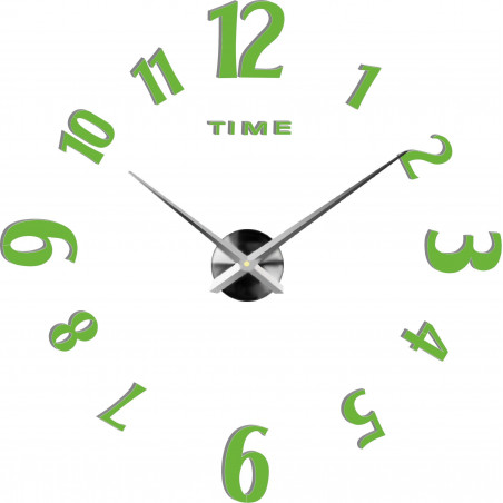 Stick-on wall clocks,luxury stent clocks,plastic clocks