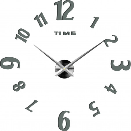 Stick-on wall clocks,luxury stent clocks,plastic clocks