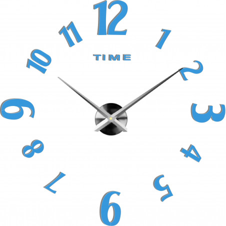 Stick-on wall clocks,luxury stent clocks,plastic clocks