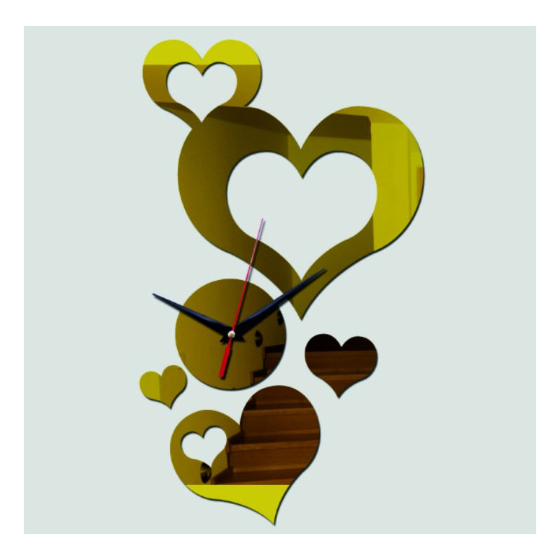 Clon small clock plexiglass vlasta production