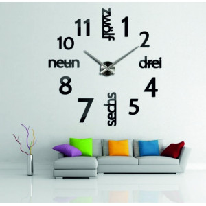 Modern DIY DRIWAL 3D wall clock