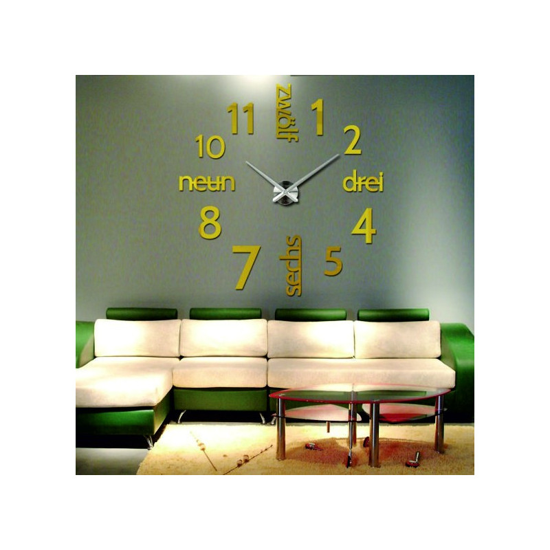Modern DIY DRIWAL 3D wall clock