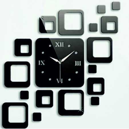Wall clock square modern 50x40 cm FIGARO Wall clock square modern 50x40 cm FIGARO