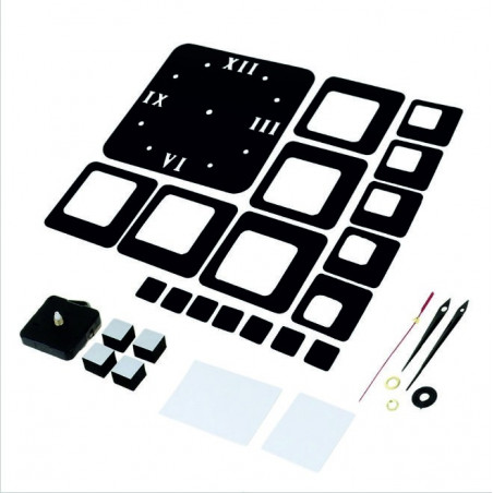 Wall clock square modern 50x40 cm FIGARO Wall clock square modern 50x40 cm FIGARO