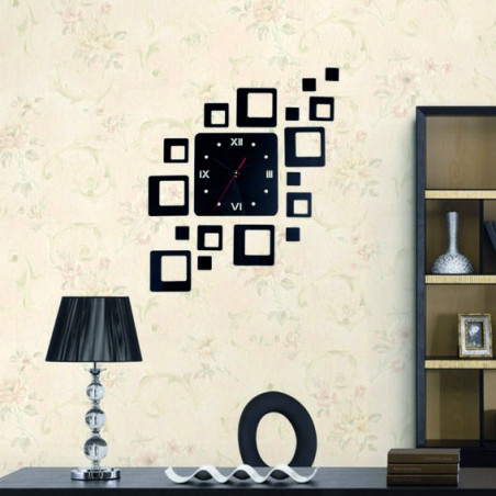 Wall clock square modern 50x40 cm FIGARO Wall clock square modern 50x40 cm FIGARO