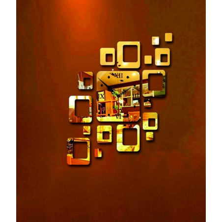 Wall clock square modern 50x40 cm FIGARO Wall clock square modern 50x40 cm FIGARO