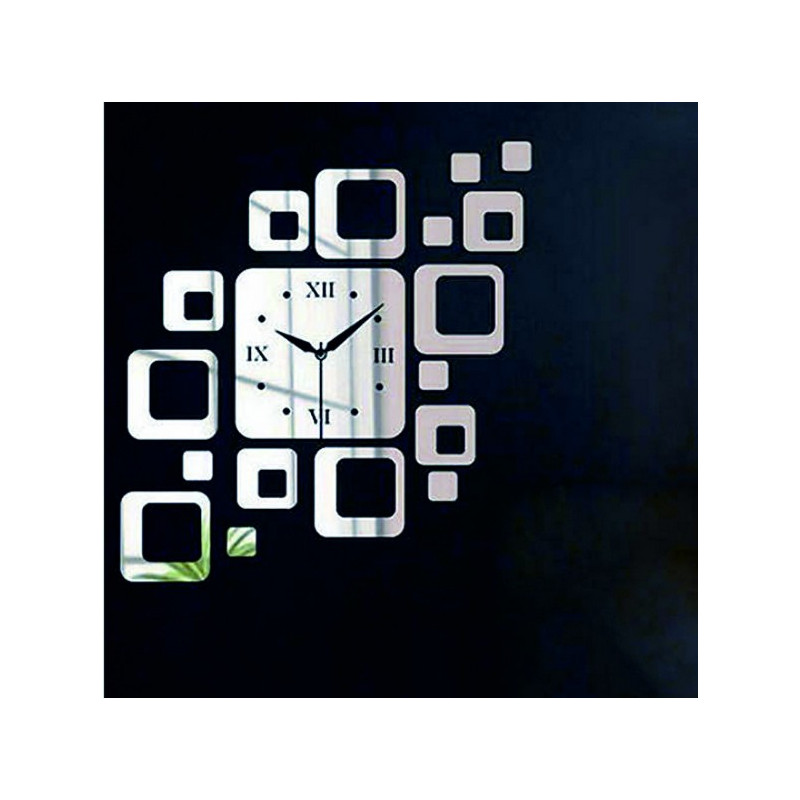 Wall clock square modern 50x40 cm FIGARO