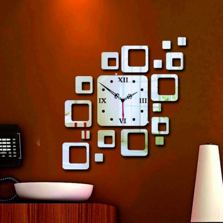 Wall clock square modern 50x40 cm FIGARO Wall clock square modern 50x40 cm FIGARO